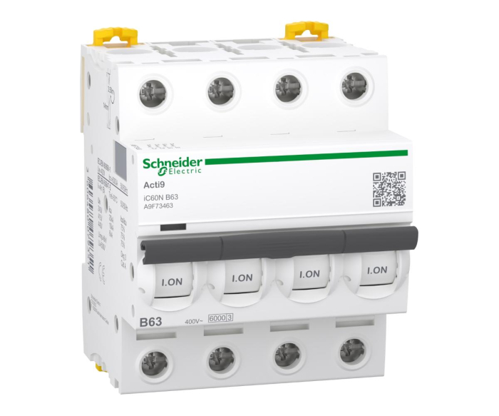 Siguranta automata 63A 4P 6ka B Acti9 Ic60N Schneider A9F73463 [3]