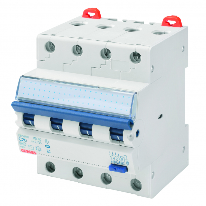 Siguranta Diferential 16A 4P C 30mA 4,5kA Gewiss GW94067 [1]