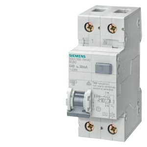 Siguranta diferenţial 25A 1P+N C 30mA 4.5Ka Siemens 5SU1353-1KK25 [1]