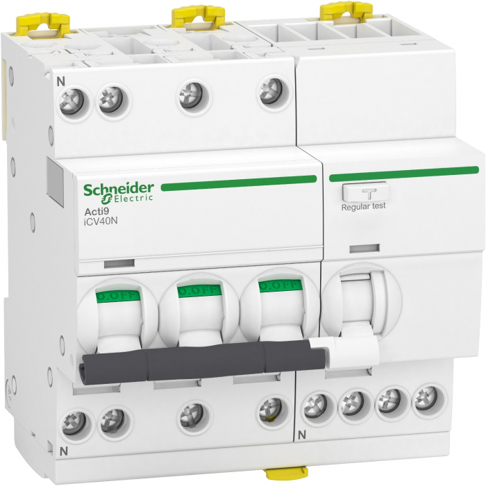 Siguranta Diferential 25A 3P+N 30mA C 6kA Acti9 iCV40N Schneider A9DC3725 [1]