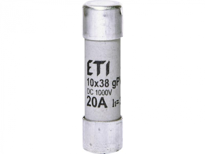 Siguranta fuzibila voltaica 20A CH10X38 gPV 1000V Eti 002625085 [1]