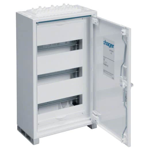 Tablou metalic PT 36 module (3x12) usa plina Hager FWB31S [1]