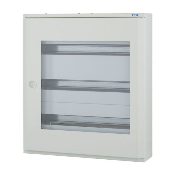 Tablou metalic PT 72 module (3x24) usa sticla IP30 Eaton alb BF-OT-3/72-C [1]