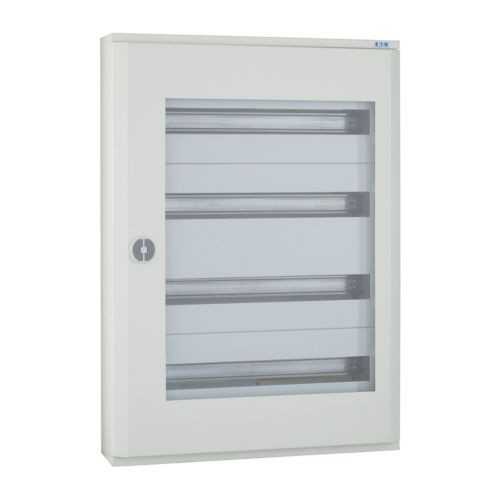 Tablou metalic PT 96 module (4x24) usa sticla IP30 Eaton alb BF-OT-4/96-C [1]
