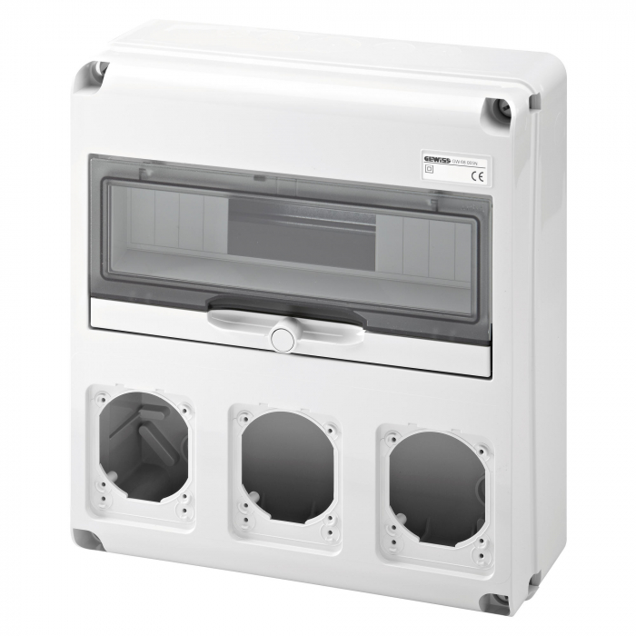 Tablou organizare Q-DIN 14M 3 prize IEC 16/32A Gewiss GW68005N [1]