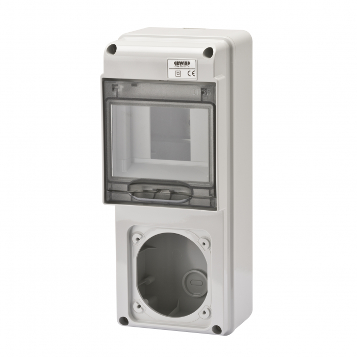 Tablou organizare Q-DIN 5M 1 priza IEC 16A Gewiss GW68017N [1]