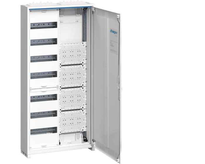 Tablou PT 84M (7x12) cu sectiune multimedia usa plina Hager FWB72K1 [1]