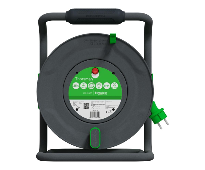 Tambur cablu 4 prize cordon 3X2.5 25m IP44 Schneider IMT33148 [2]