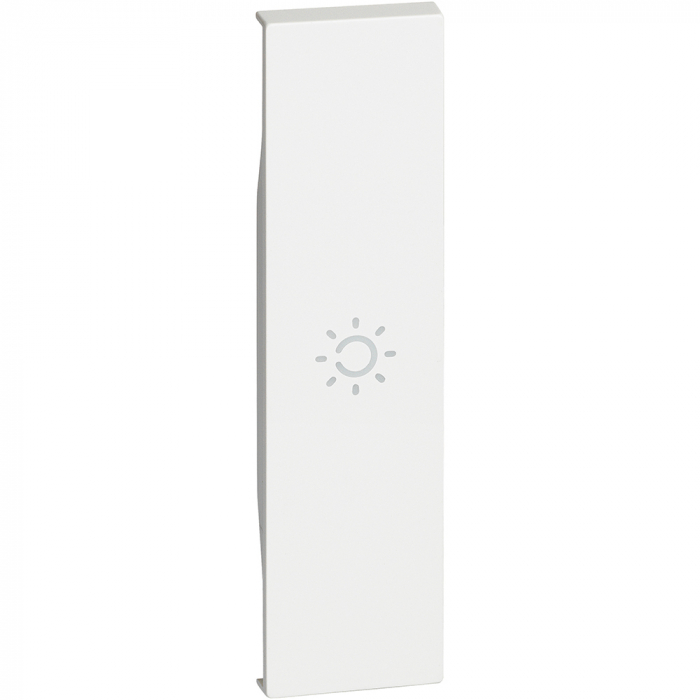 Tasta intrerupator simbol lumina 1M Living Now Bticino alb KW01A [1]