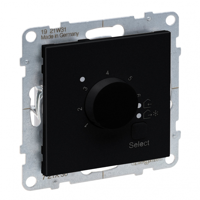 Termostat electronic de camera Legrand Suno negru 721436 [1]