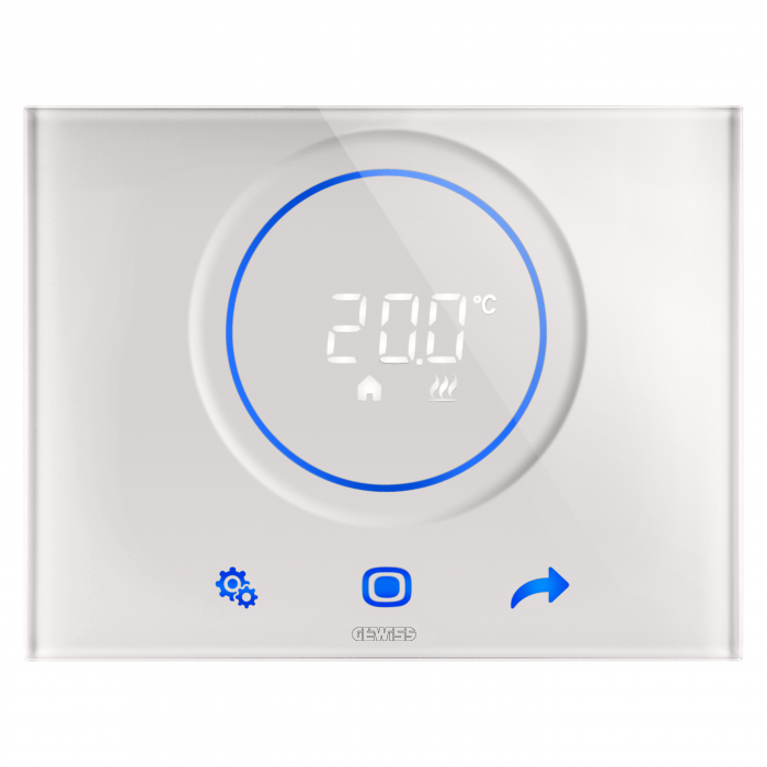 Termostat termo ICE WI-FI aplicat Gewiss Chorus bej GW16970CL [1]
