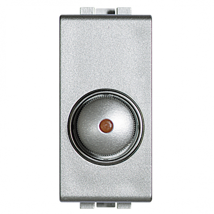 Variator de tensiune rotativ Living Light Bticino 1M aluminiu NT4406 [1]