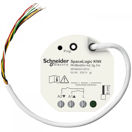 Automatizari - Actuator ST jaluzele SpaceLogic KNX 3 intrari binare Schneider  MTN6003-0012