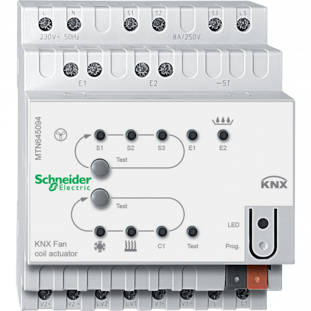 Prize si intrerupatoare - Actuator ventiloconvector KNX Schneider MTN645094