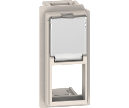 Prize Living Now - Adaptor Keystone RJ45 1M Living Now Bticino nisip KM07K