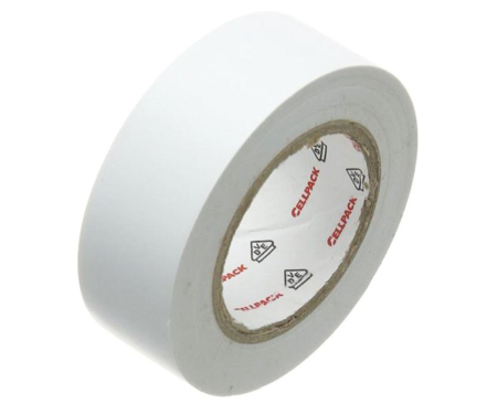 Banda izolatoare - Banda izolatoare PVC 19mmX25ml alba Cellpack 145801