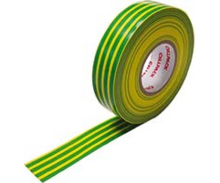 Banda izolatoare - Banda izolatoare PVC 19mmX25ml galben/verde Cellpack 145796