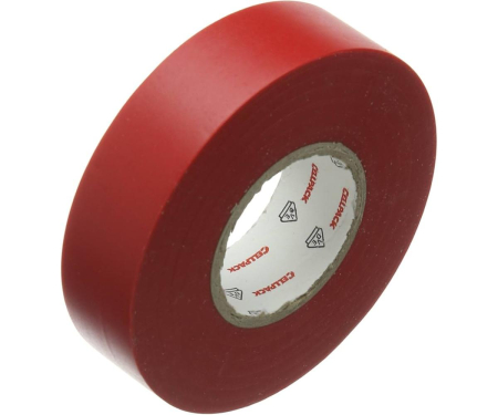 Banda izolatoare - Banda izolatoare PVC 19mmX25ml rosie Cellpack 145800