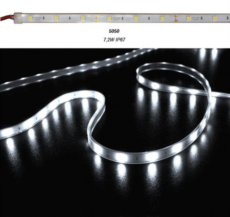Banda led - Banda LED 7.2W/m 12V IP67 lumina rece Lumen Adeleq 05-083/rece