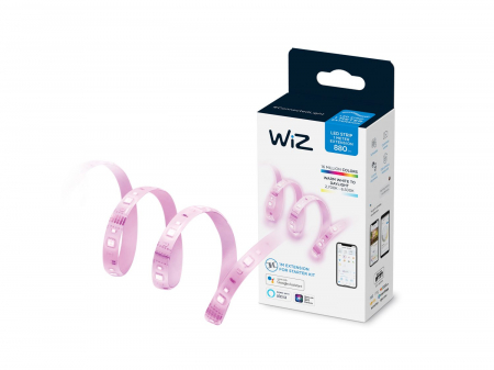 Banda led - Banda led inteligenta 1M WiZ Wi-Fi 11W RGB 880lm Philips 8719514261082