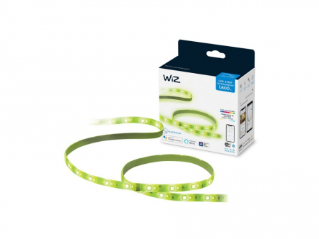 Banda led - Banda led inteligenta 2M WiZ Wi-Fi 20W RGB 1600lm Philips 8718699788162