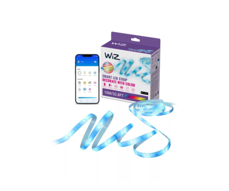 Corpuri de iluminat - Banda led inteligenta 10M WiZ Wi-Fi Bluetooth 10W RGB Philips 8720169077669