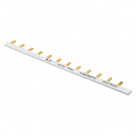 Bareta de alimentare-Pieptene - Bareta de alimentare 1P busbar pin 12M 63A Gewiss GW96984