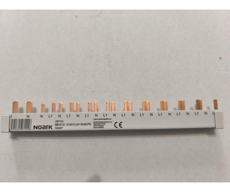 Bareta de alimentare-Pieptene - Bareta de alimentare 1P+N/2P busbar pin 12M 63A Noark 107114