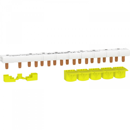 Bareta de alimentare-Pieptene - Bareta de alimentare 1P+N busbar pin 10M 63A Resi9 Schneider R9PXH210