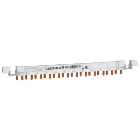 Bareta de alimentare-Pieptene - Bareta de alimentare 1P+N busbar pin 12M 63A Eazy9 Schneider EZ9XPH612