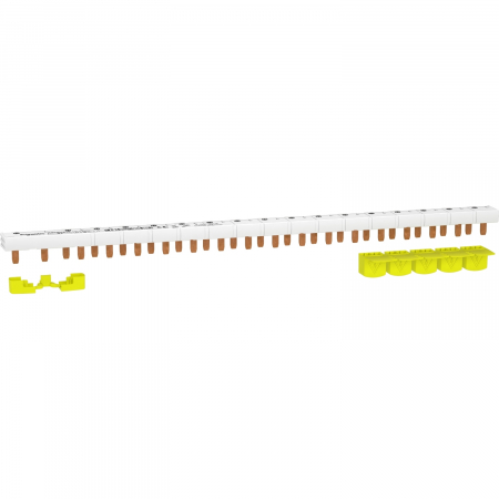 Bareta de alimentare-Pieptene - Bareta de alimentare 1P+N busbar pin 18M 63A Resi9 Schneider R9PXH218
