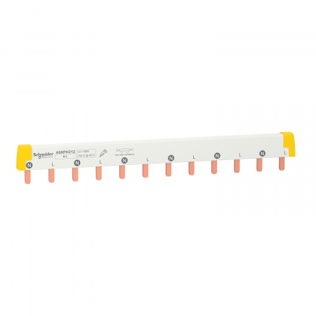 Distributie si comanda electrica - Bareta de alimentare 2P busbar pin 12M 100A Acti9 Schneider A9XPH212