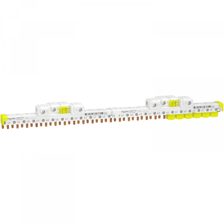 Distributie si comanda electrica - Bareta de alimentare 3P+N cu conectori 24M Acti9 Schneider A9XPP724