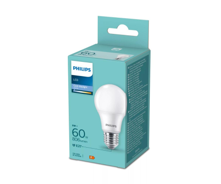 Bec LED A60 8W 806lm 6500K E27 Philips 8720169253179 [1]