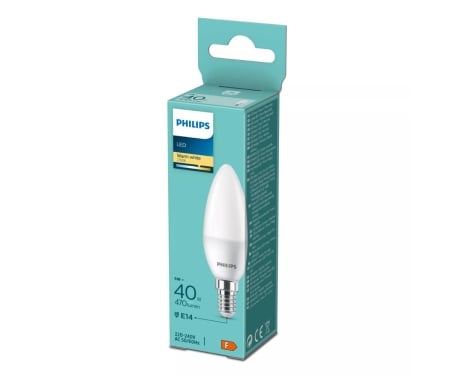 Bec LED B35 5W 470lm 2700K E14 Philips 8719514312524 [1]