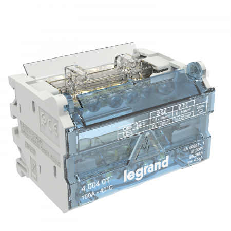 Repartitoare - Bloc distributie repartitor modular 2P 100A 4M Legrand 400401