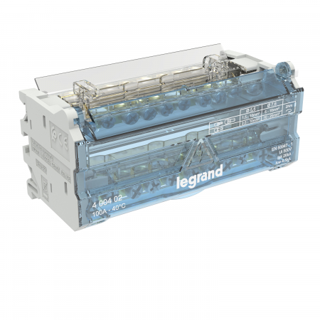 Repartitoare - Bloc distributie repartitor modular 2P 100A 6M Legrand 400402