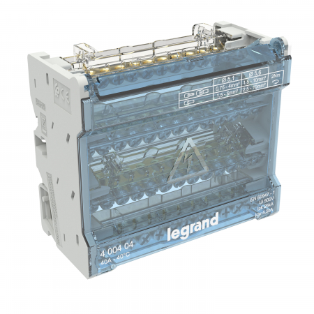 Repartitoare - Bloc distributie repartitor modular 4P 40A 6M Legrand 400404