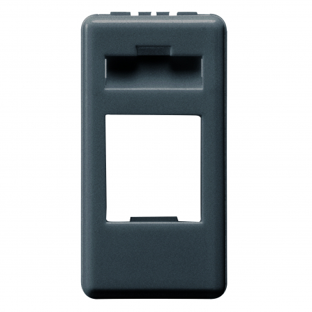 Carcasa conector date 1M Gewiss System negru GW21270