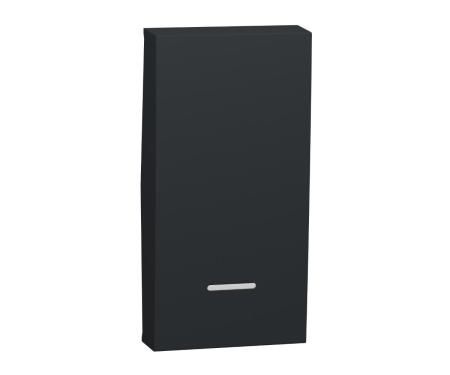 Alte functii Unica - Clapeta intrerupator indicator luminos 1M Noua Unica antracit NU910054N