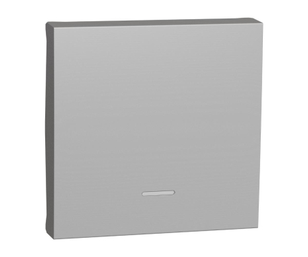 Alte functii Unica - Clapeta intrerupator indicator luminos 2M Noua Unica aluminiu NU920030N