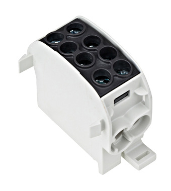 Distributie si comanda electrica - Clema de derivatie CU 35mmp 1P negru Schrack IK026250