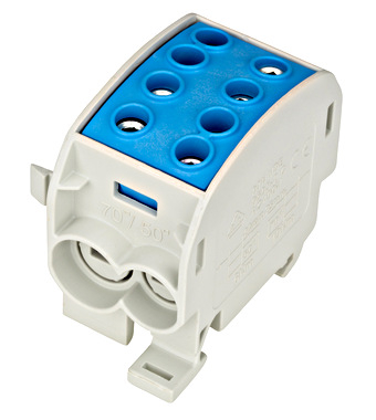 Clema de derivatie CU 70mmp 1P albastru Schrack IK026320 [1]