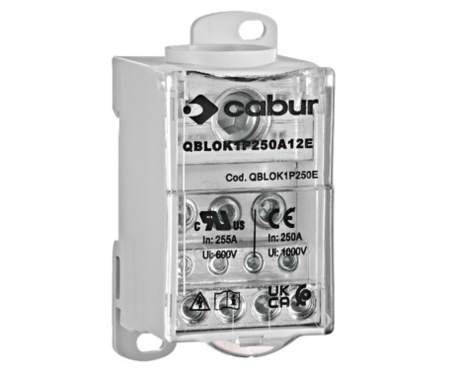 Distributie si comanda electrica - Clema derivatie 1P 250A 1x120mm/2x35+5x16+4x10mm Schrack IKBC1120