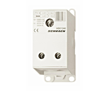 Distributie si comanda electrica - Clema derivatie 1P 400A 1x240mm/2x120mm Schrack IKB01240