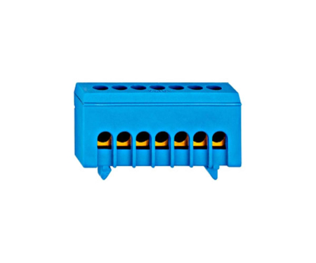 Distributie si comanda electrica - Clema N (albastra) izolata cu 7 derivatii Schrack IK021036I
