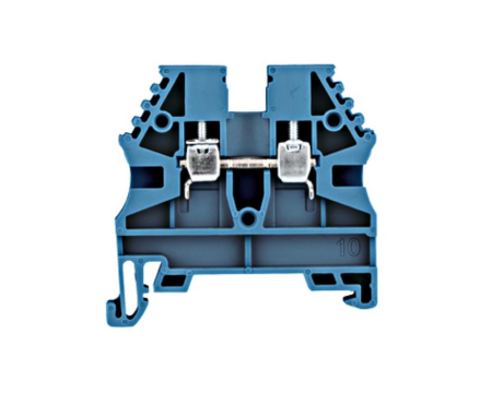Clema sir conex. cu surub tip AVK 6mmp Schrack albastru IK601006 Distributie si comanda electrica - Clema sir conex. cu surub tip AVK 6mmp Schrack albastru IK601006