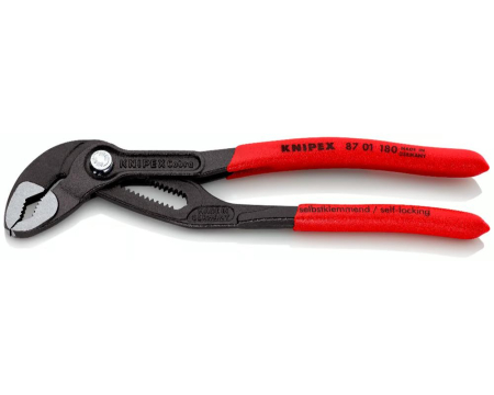 Scule meseriasi - Cleste instalator Cobra maner plastic 180mm Knipex 87 01 180