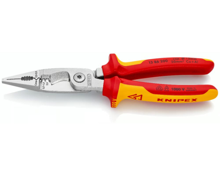 Scule meseriasi - Cleste multifunctional izolat pentru electricieni Knipex 13 86 200