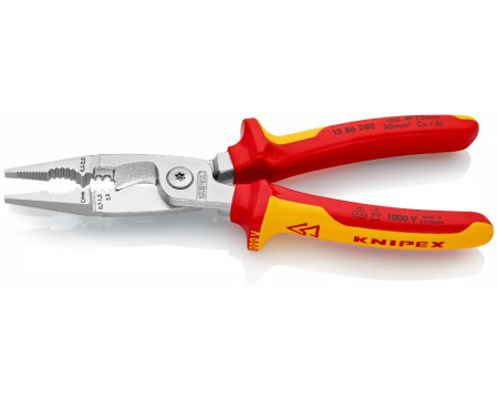 Cleste multifunctional izolat pentru electricieni Knipex 13 86 200 [1]